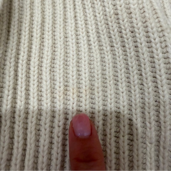 Lands End Cream Cardigan Sweater 2XL - Picture 9 of 13